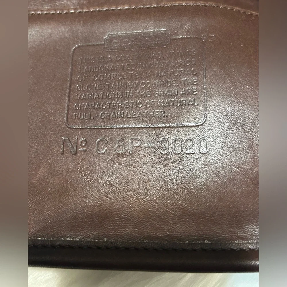 Vintage Coach 1998 ERGO Mini Zip 9020 Mahogany Bag - Picture 12 of 16